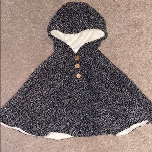 Baby girl poncho